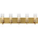 Pista 5 Light 33.75 inch Bathroom Vanity Light