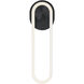 Swing 1 Light 18 inch Black Outdoor Wall Sconce