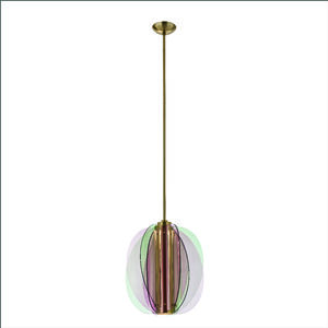 Tulipa 14.5 inch Winter Brass Pendant Ceiling Light