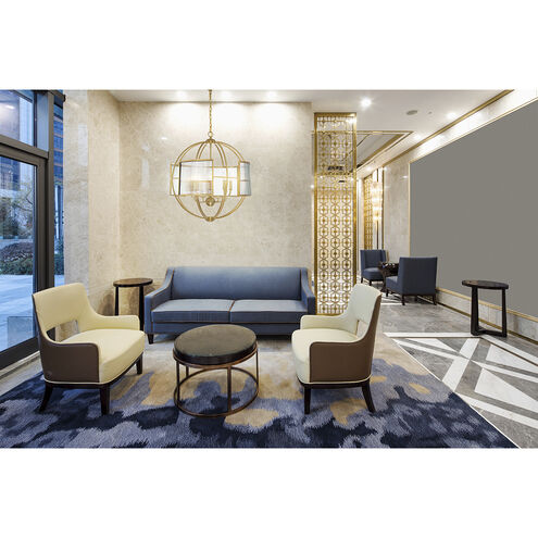 Manilow 8 Light 26 inch Brass Chandelier Ceiling Light