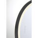 Artell 32 inch Brushed Black LED Mirror
