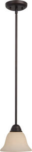 Manor 1 Light 7 inch Oil Rubbed Bronze Mini Pendant Ceiling Light