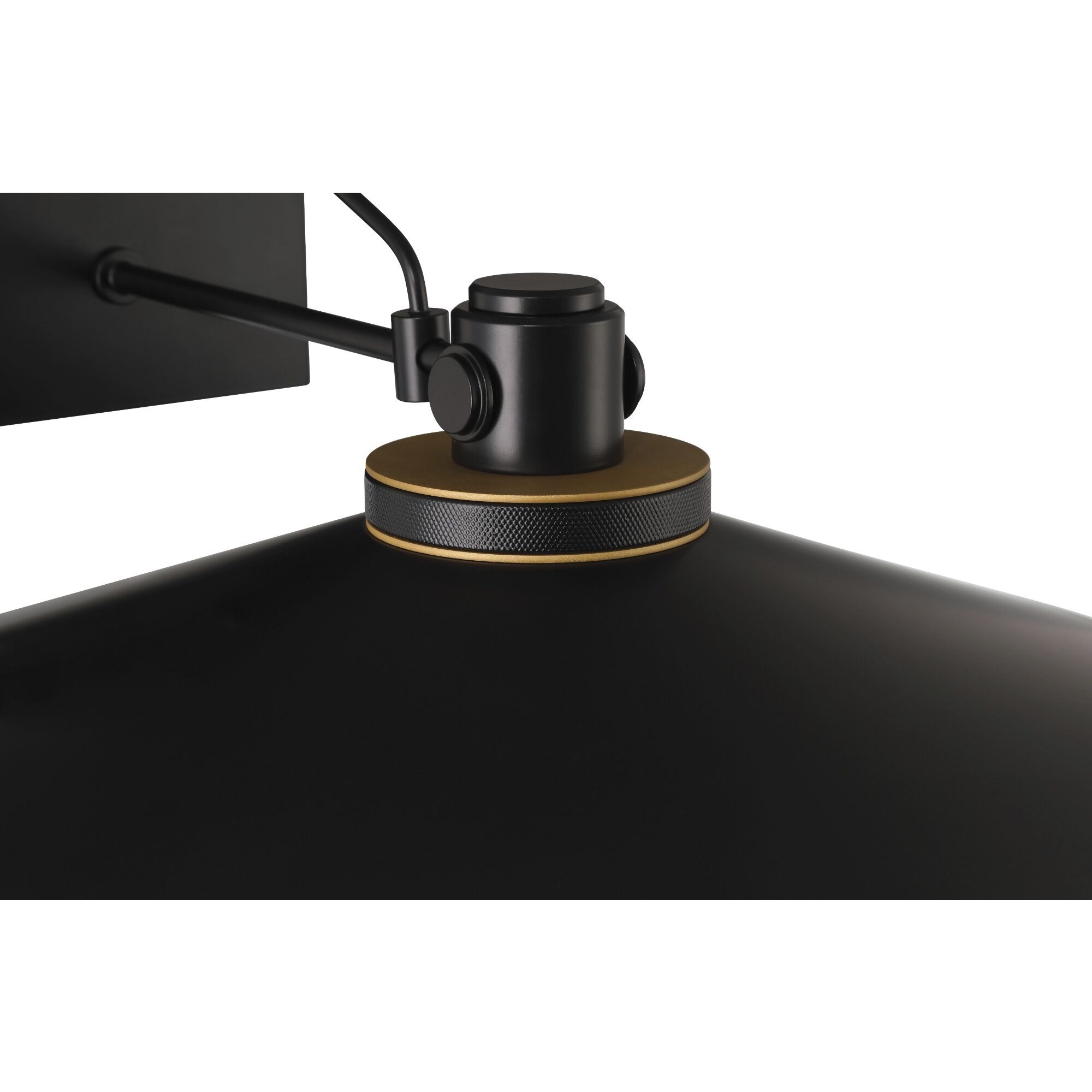 Deckard 1 Light 8.5 inch Gold and Black Outdoor Wall Lantern