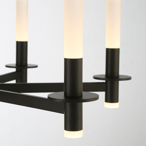 Torna LED 27.5 inch Black Chandelier Ceiling Light
