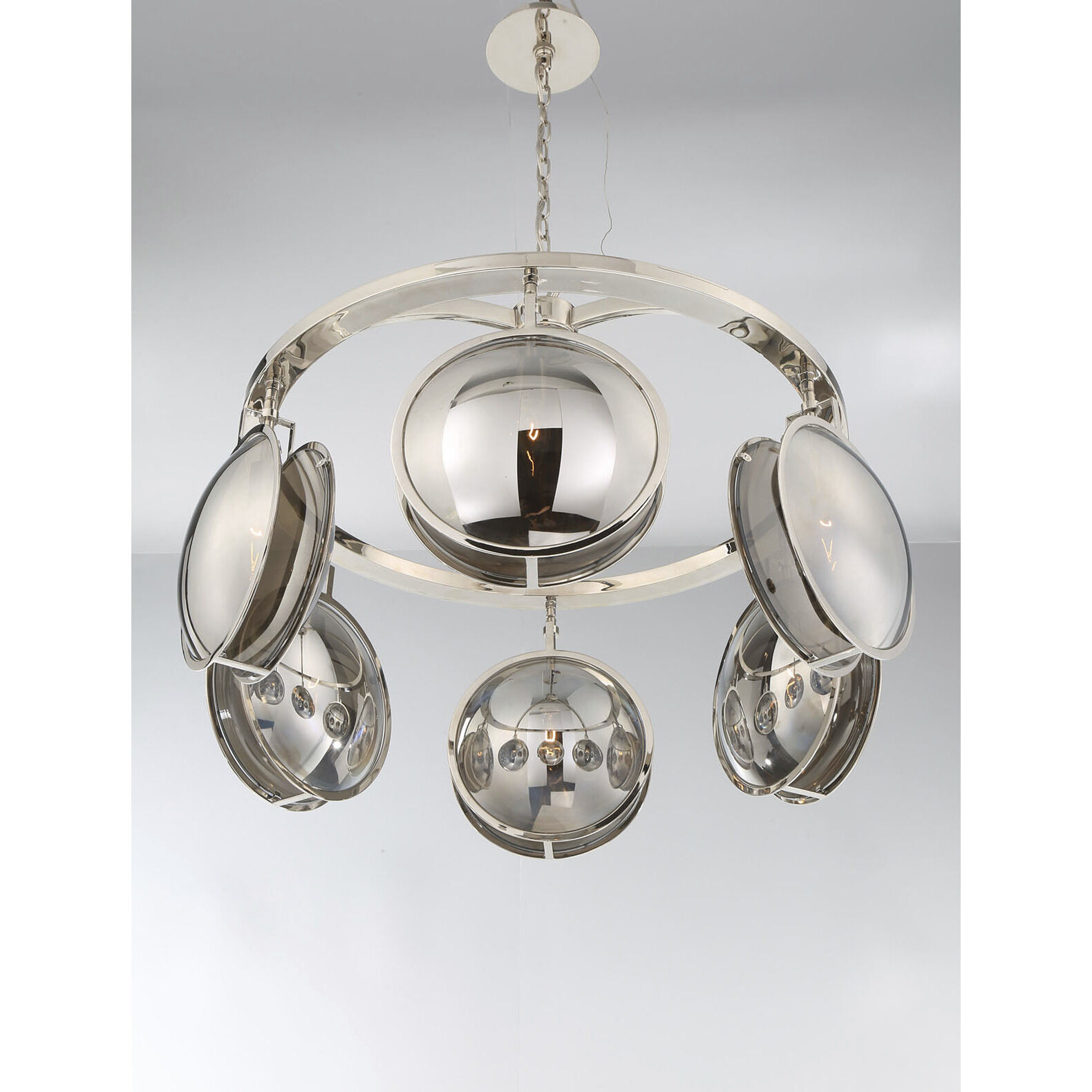 Havendale 8 Light 27 inch Polished Nickel Chandelier Ceiling Light