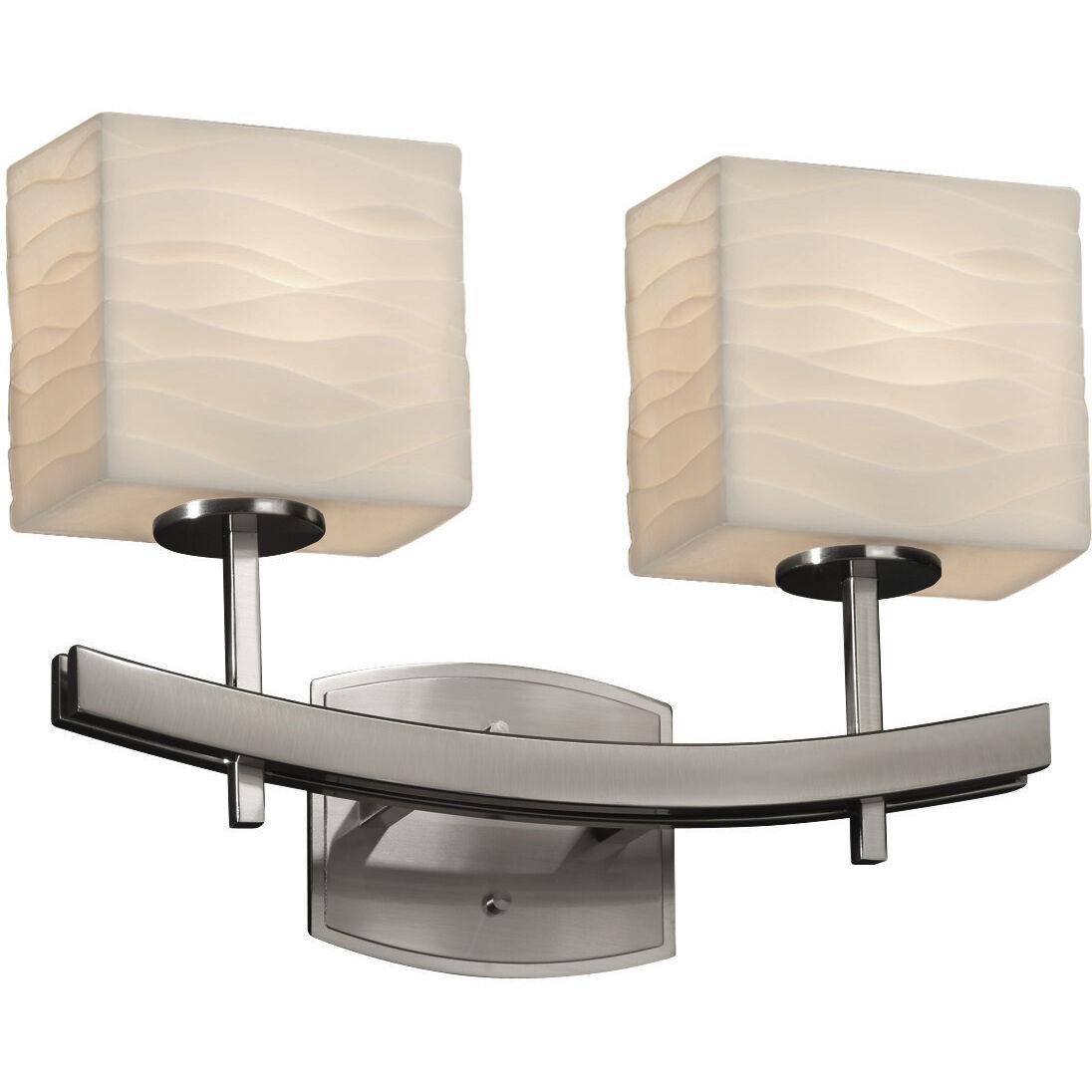 Porcelina 2 Light 15.50 inch Bathroom Vanity Light