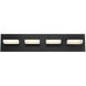 Olson LED 24 inch Black Vanity Light Wall Light