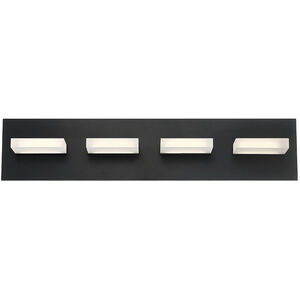 Olson LED 24 inch Black Vanity Light Wall Light