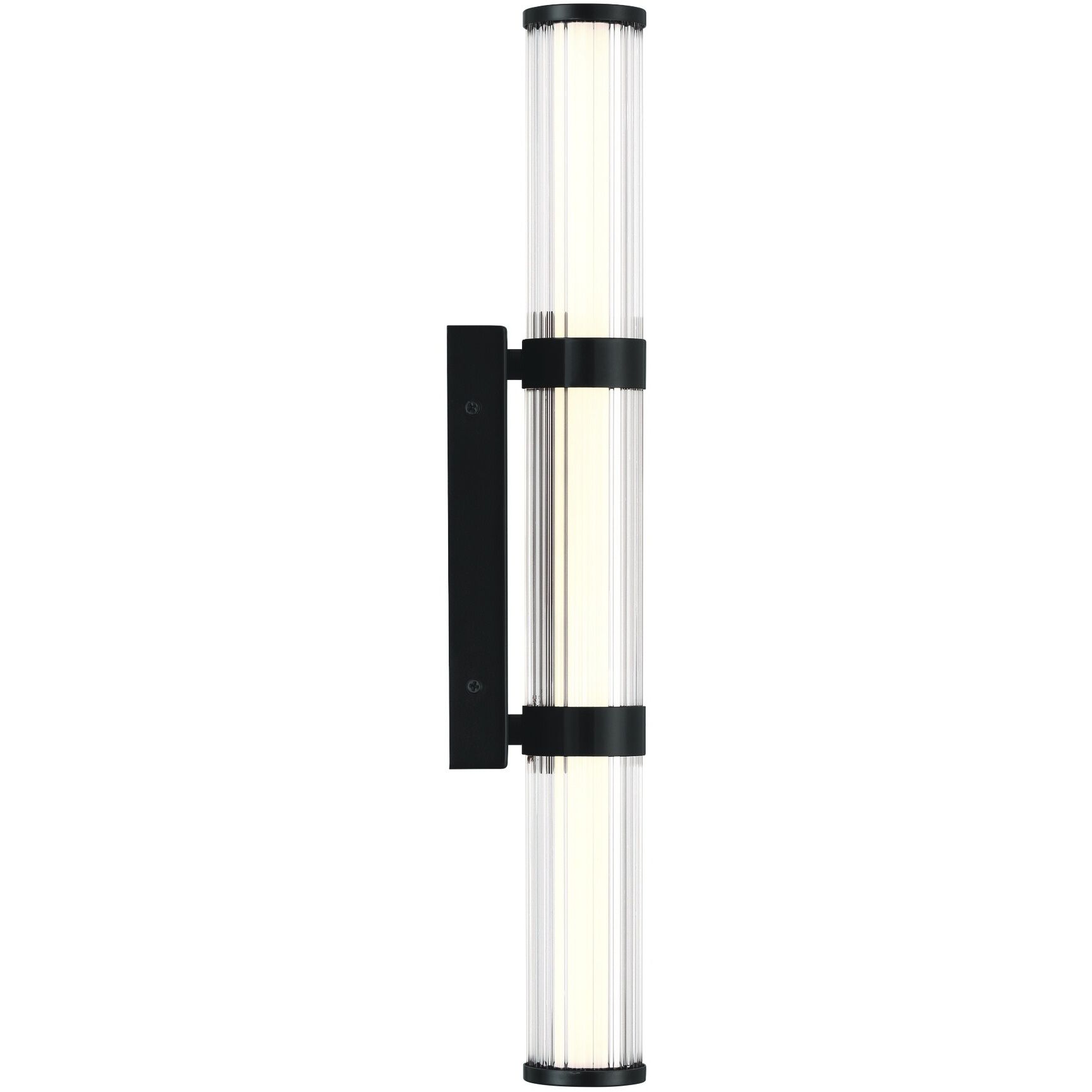 Fayton 1 Light 21 inch Black Outdoor Wall Sconce