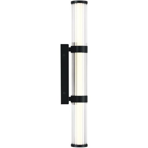 Fayton 1 Light 21 inch Black Outdoor Wall Sconce