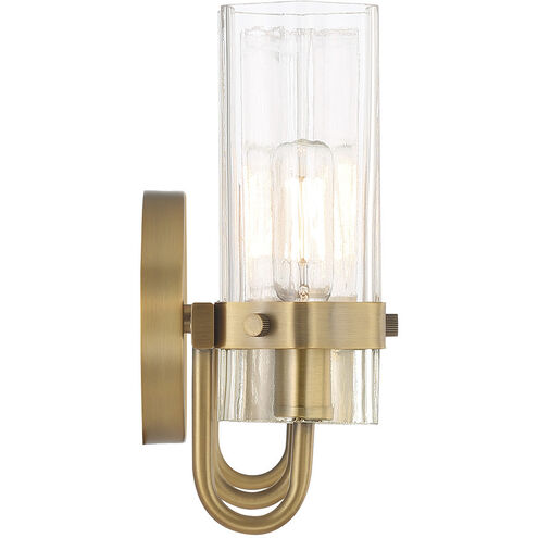 Brook 3 Light 22 inch Gold Vanity Light Wall Light