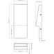 Nanton 1 Light 14 inch Bronze Outdoor Wall Sconce