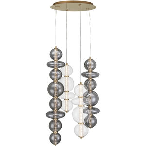 Atomo 4 Light 30 inch Gold Chandelier Ceiling Light