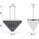 Bloomfield LED 28.5 inch Gold Chandelier Ceiling Light