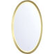 Artell 42 inch Brushed Gold LED Mirror