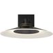 Deckard 1 Light 8.5 inch Gold and Black Outdoor Wall Lantern