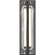 Langferd 1 Light 16 inch Black Outdoor Wall Sconce
