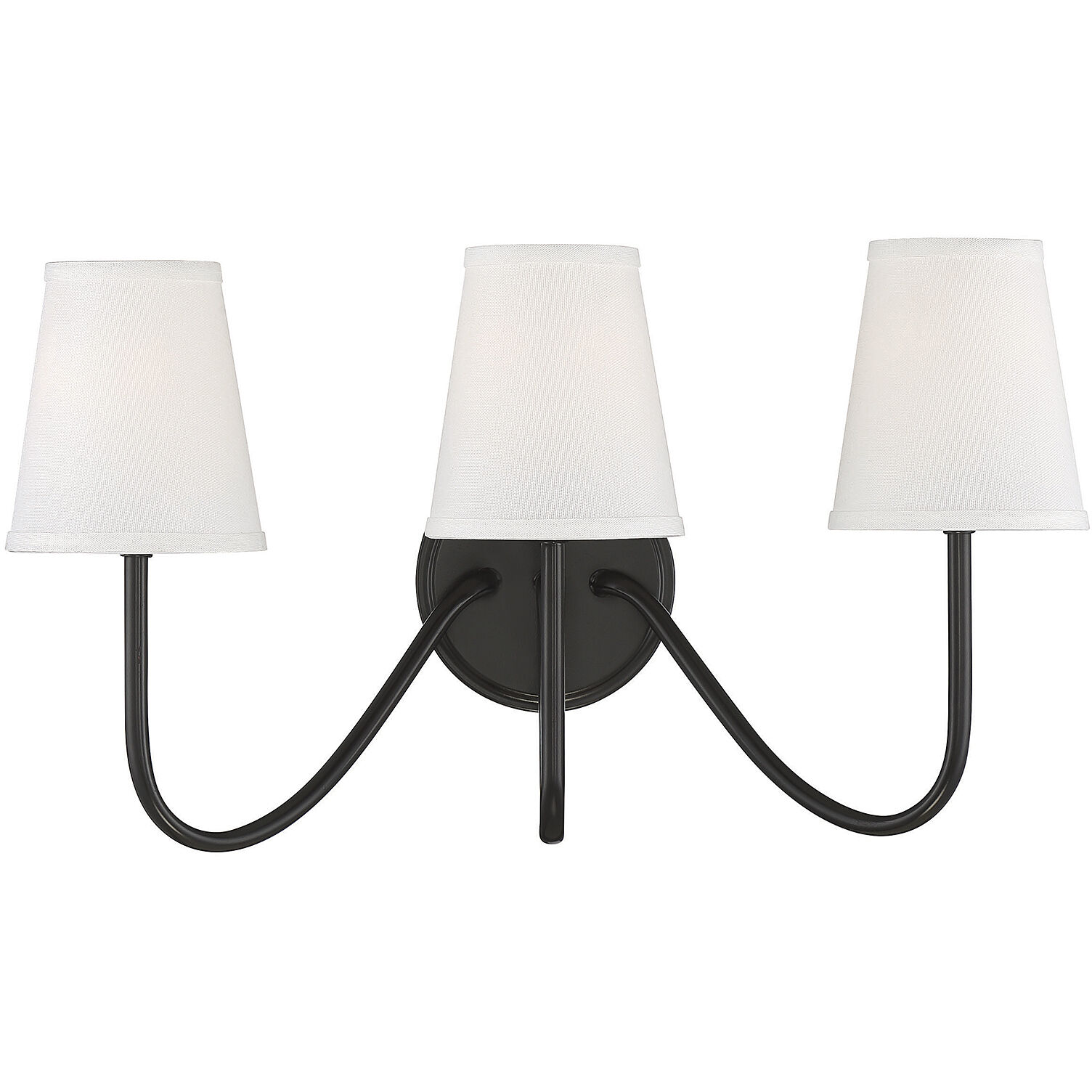 Modern 3 Light 20.00 inch Wall Sconce