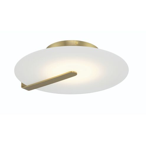 Nuvola LED 16.75 inch Gold Flush Mount Ceiling Light