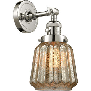 Franklin Restoration Chatham LED 6 inch Polished Nickel Sconce Wall Light, Franklin Restoration