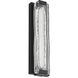Hiltic LED 17.5 inch Matte Black Outdoor Wall Sconce
