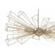 Dendelio 10 Light 24.5 inch Gold Chandelier Ceiling Light