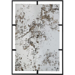 Theodor 31.9 X 22 inch Black Wall Mirror