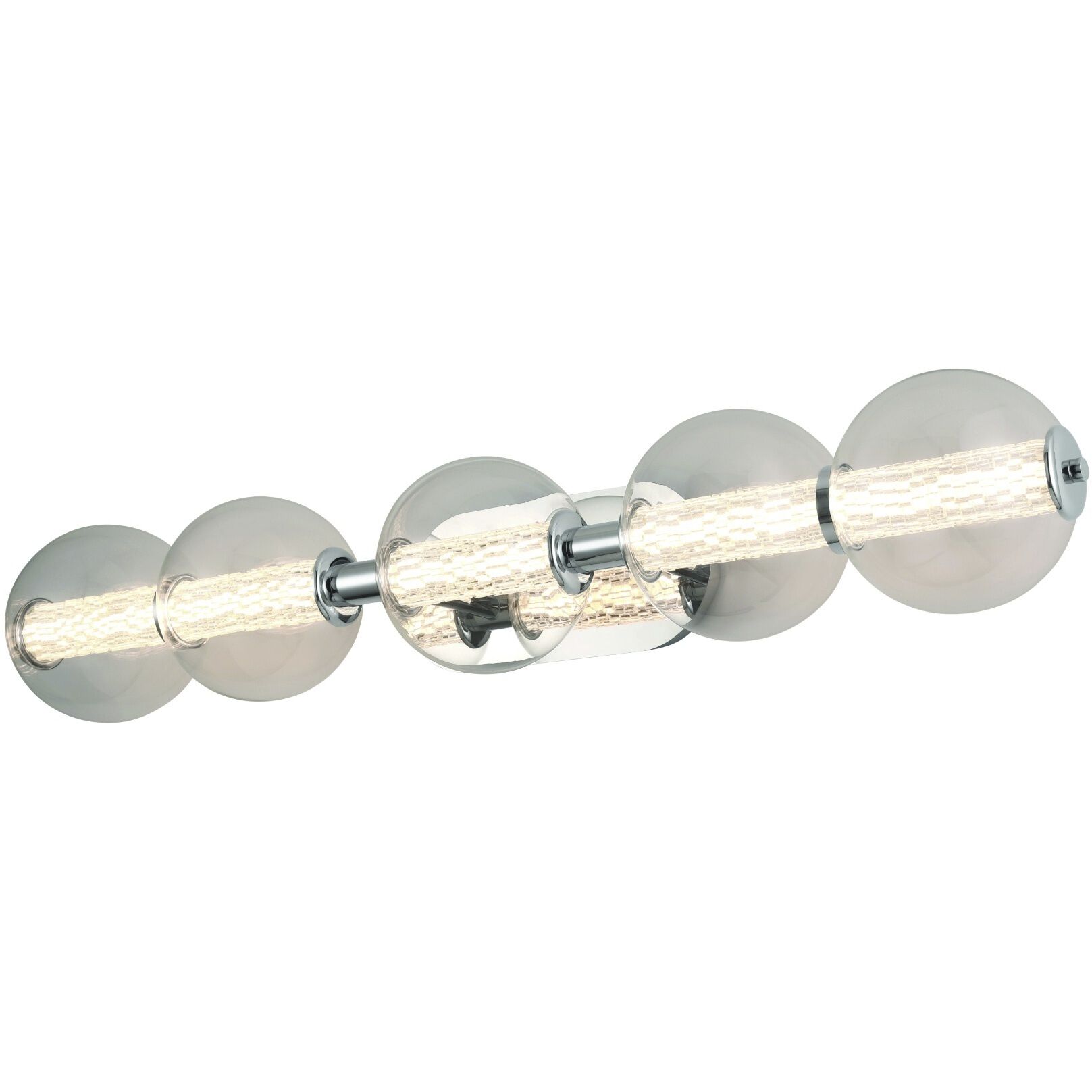 Atomo 5 Light 38 inch Chrome Vanity Light Wall Light