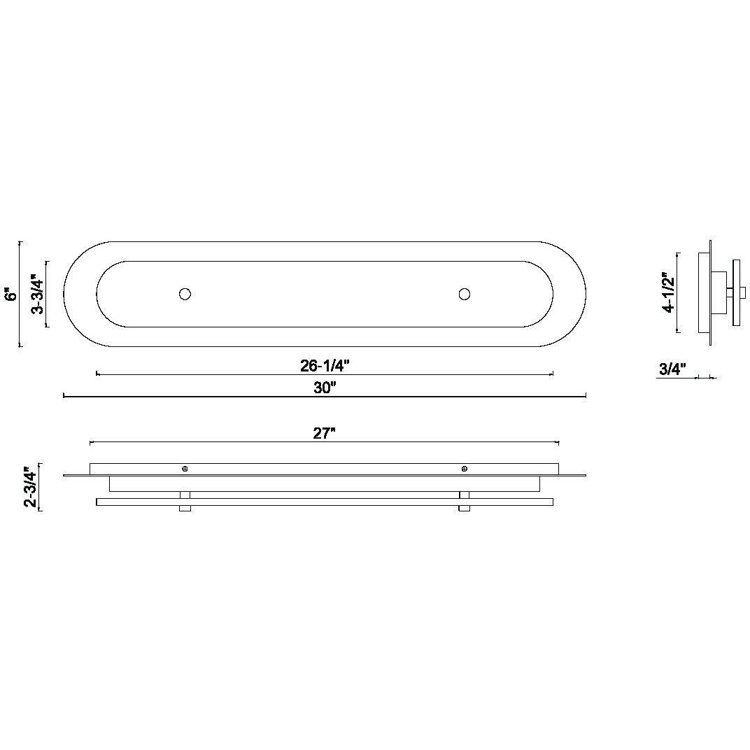 Tramore 1 Light 30 inch Black Outdoor Wall Sconce in Alabaster