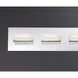 Olson LED 24 inch Black Vanity Light Wall Light
