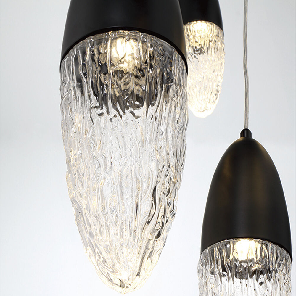 Ecrou 12 Light 29.5 inch Black Chandelier Ceiling Light