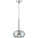 Nottingham 1 Light 10 inch Polished Nickel Mini Pendant Ceiling Light