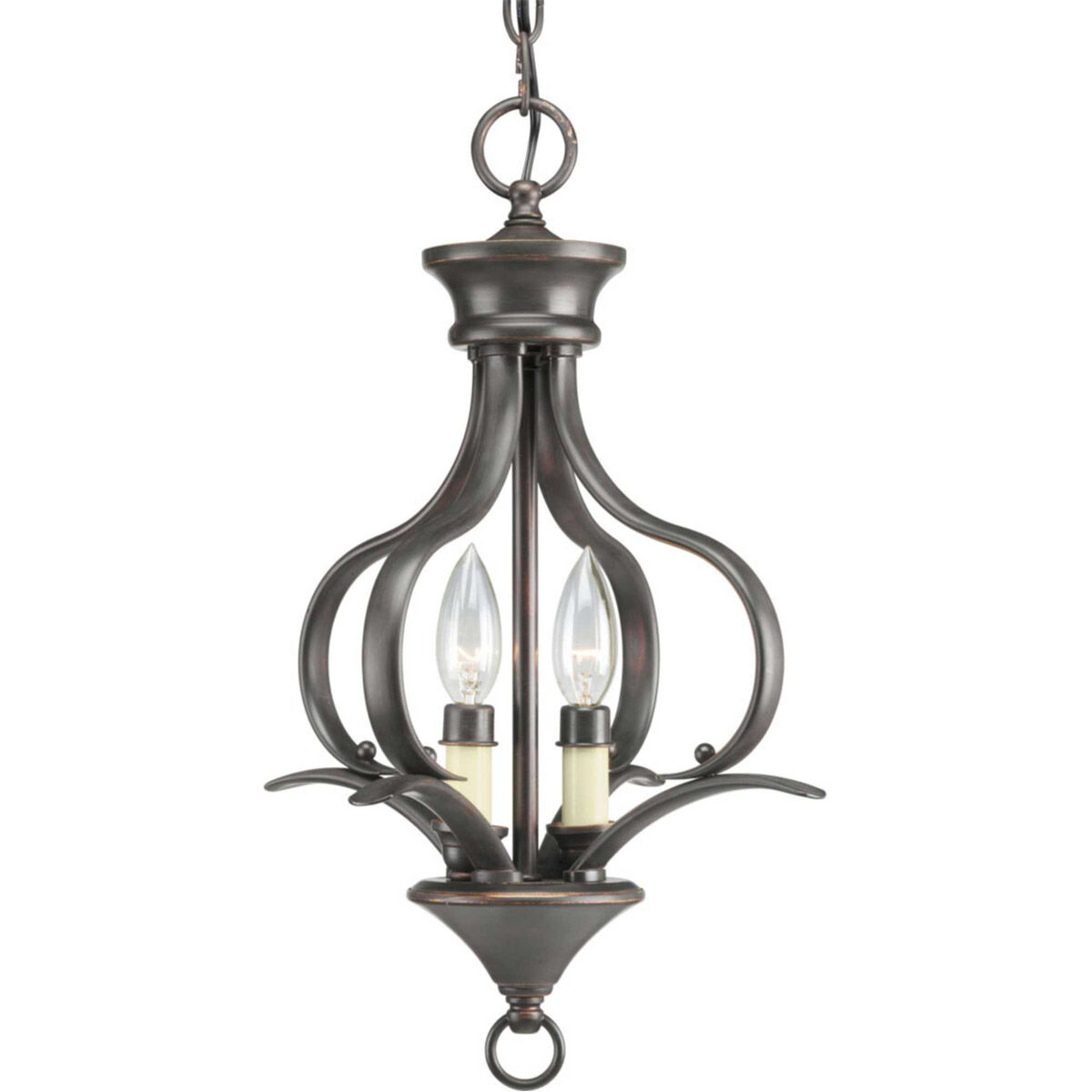 Trinity 2 Light 12.00 inch Foyer Pendant