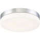 Koss LED 11 inch Chrome Ceiling Flush Mount Ceiling Light, Large