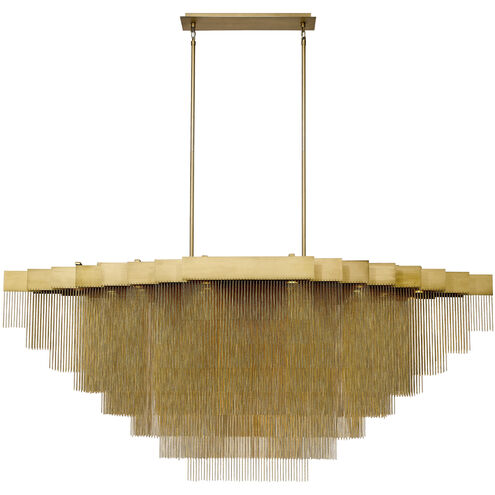 Bloomfield LED 28.5 inch Gold Chandelier Ceiling Light