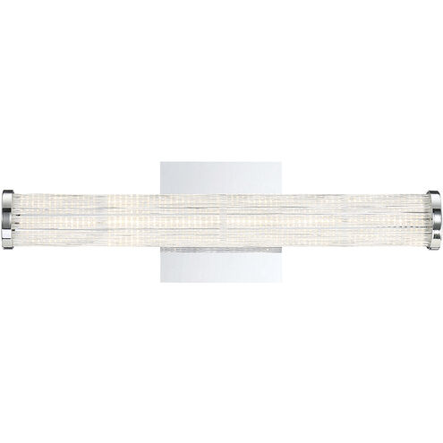 Braid LED Chrome Wall Sconce Wall Light