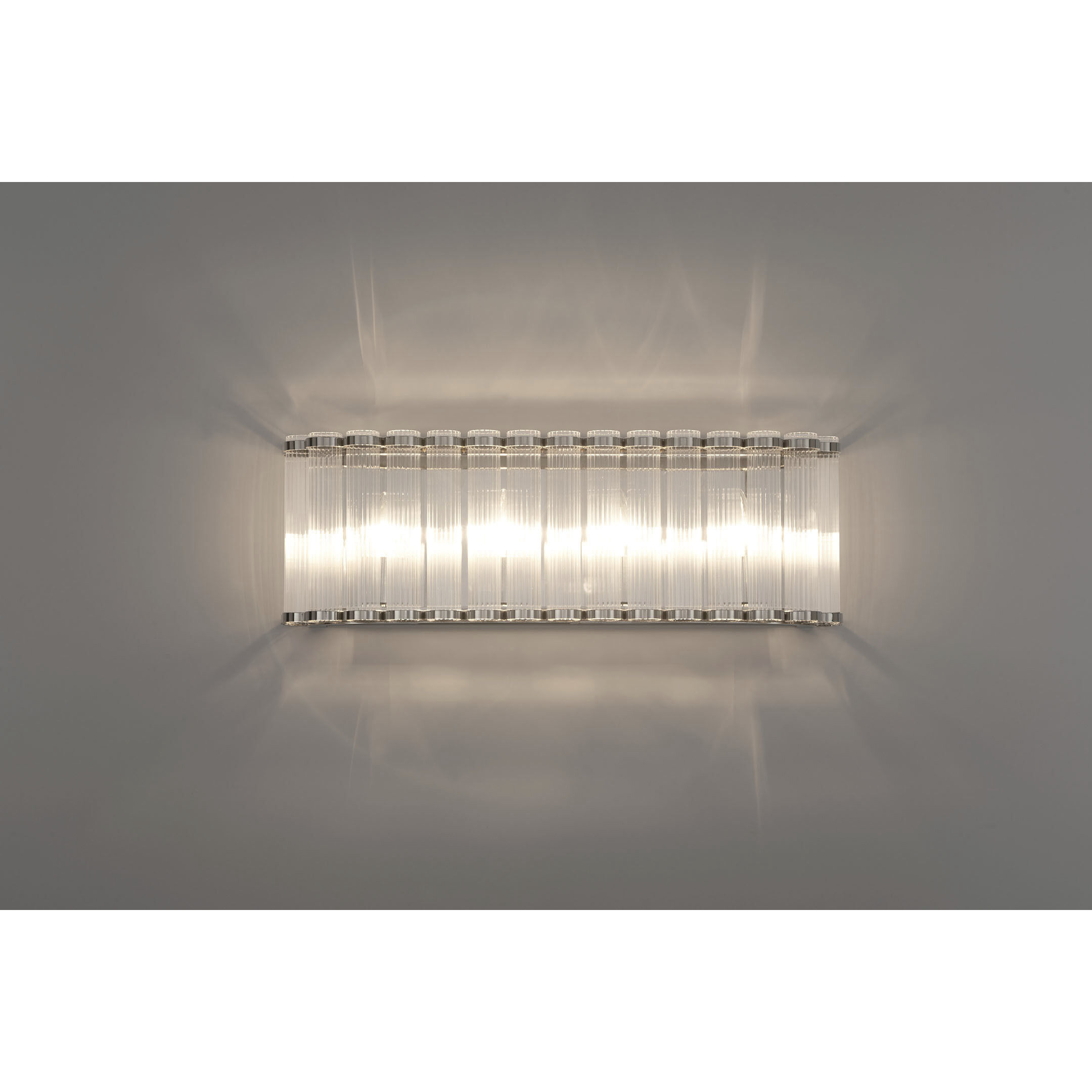 Glasbury 4 Light 23.75 inch Polished Nickel Vanity Light Wall Light