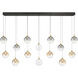 Iissa 14 Light 15.5 inch Gold Chandelier Ceiling Light in Mixed