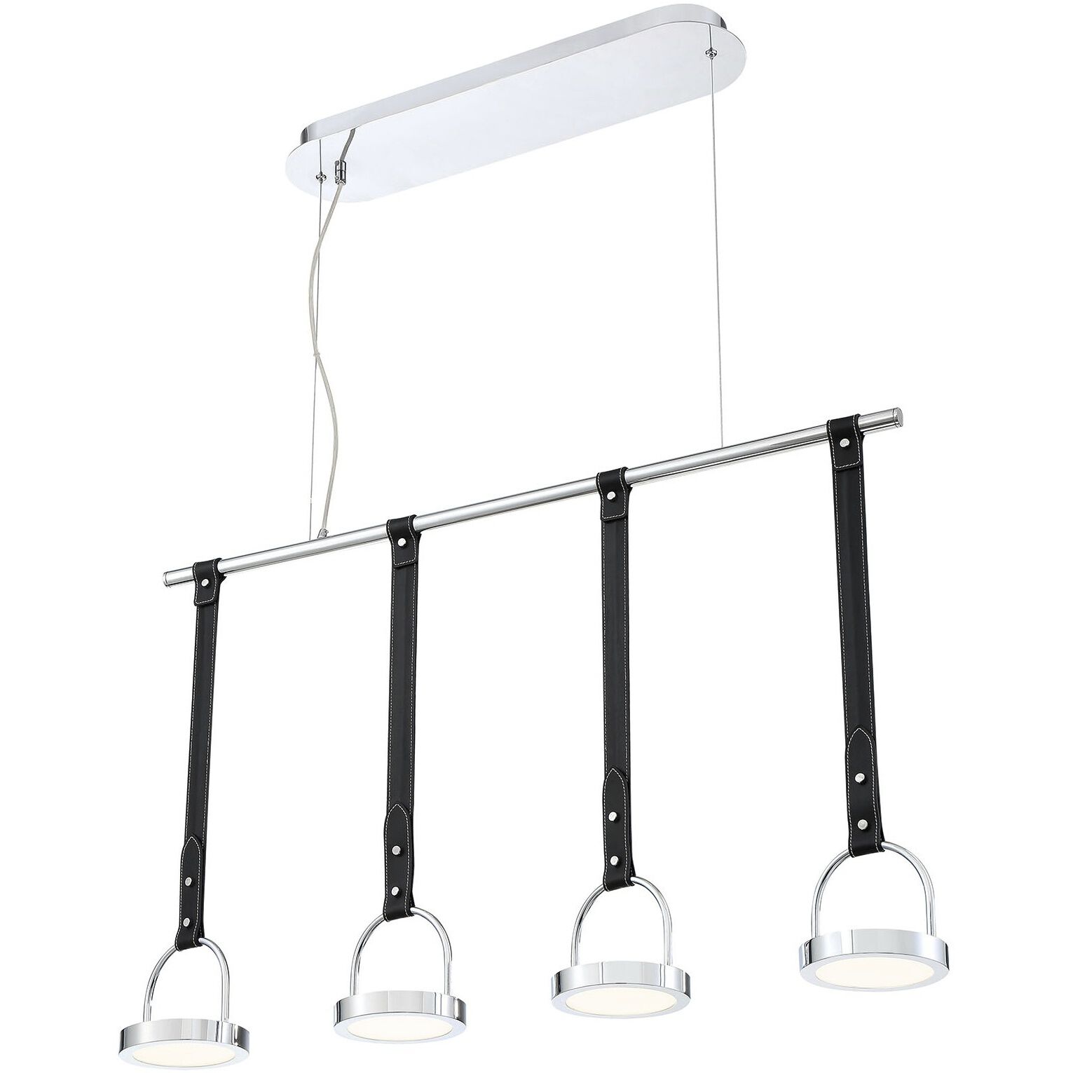 Lappin LED 6 inch Chrome Pendant Ceiling Light, Small