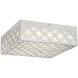 Clover 1 Light 12 inch Aged Silver Outdoor LED Flush Mount