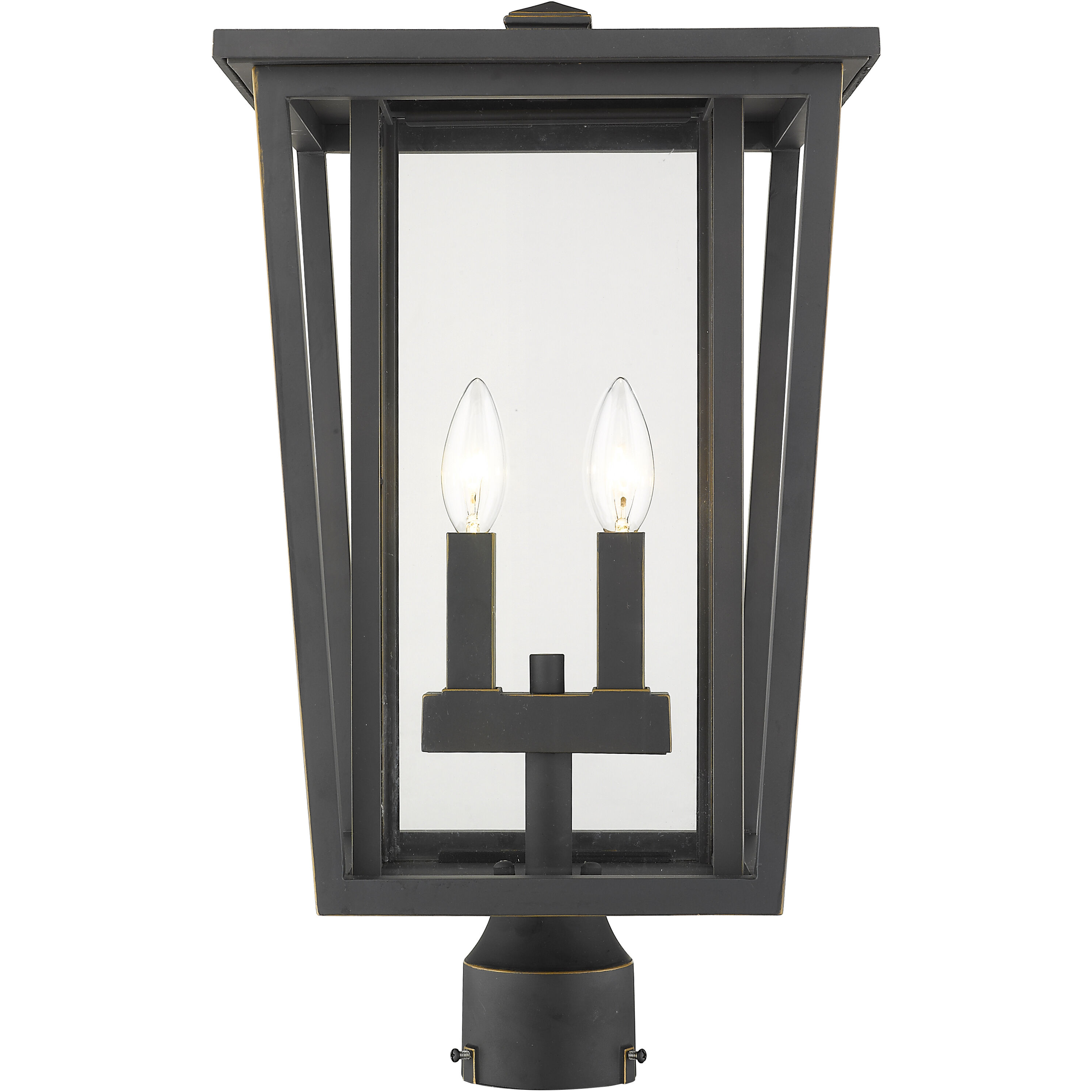 Seoul 2 Light 11.25 inch Post Light & Accessory