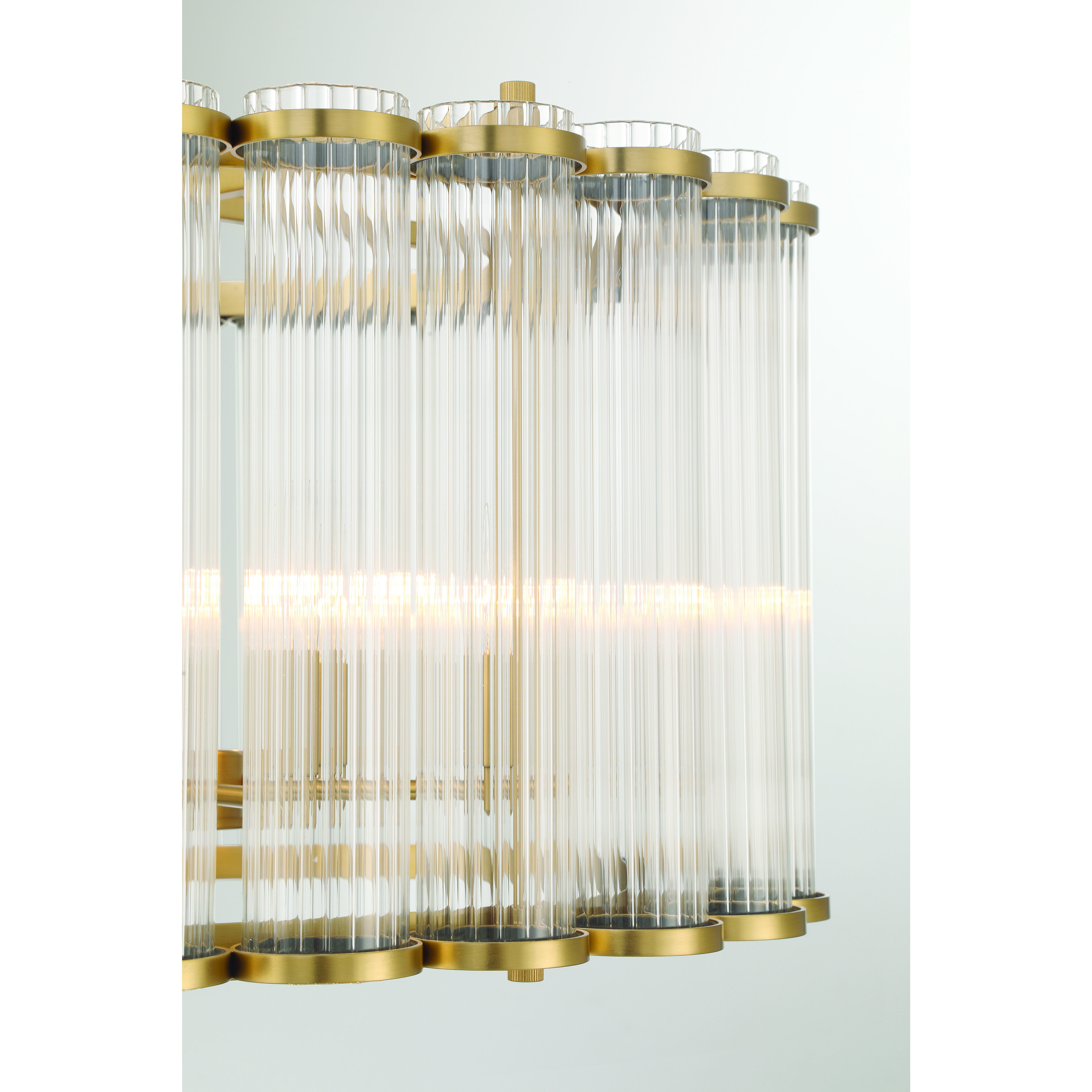 Glasbury 6 Light 24 inch Gold Chandelier Ceiling Light