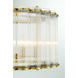 Glasbury 6 Light 24 inch Gold Chandelier Ceiling Light