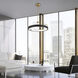 Pemberton LED 26 inch Brass Pendant Ceiling Light, Large