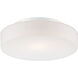 Ramata 1 Light 10 inch White Flush Mount Ceiling Light 