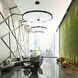 Mucci LED 60 inch Black Chandelier Ceiling Light