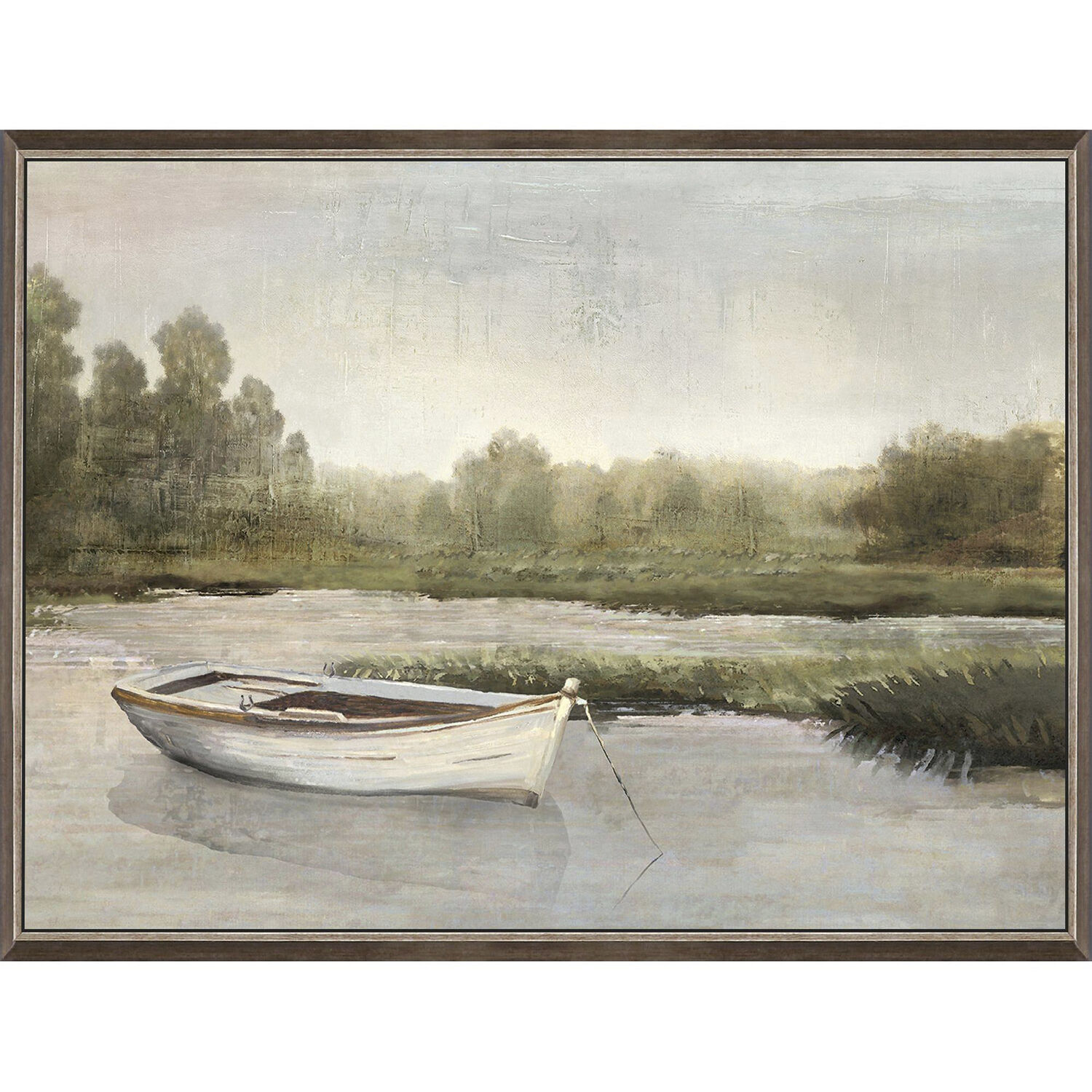 Gentle River Moor Gentle River Still 26 X 19 inch Non-Glass Framed Art, Propac