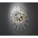 Rotolo LED Chrome Wall Sconce Wall Light, Medium