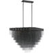 Bloomfield LED 28.5 inch Black Chandelier Ceiling Light