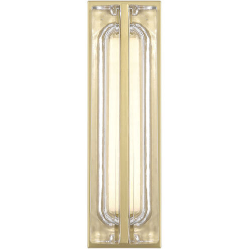 Langferd 1 Light 16 inch Gold Outdoor Wall Sconce